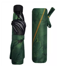 Load image into Gallery viewer, "Arna's Luxury Umbrella Collection - Green Leaf (Beautiful Gift)
