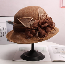 Load image into Gallery viewer, "Arna" Collection - Luxury Hats - British Lady Derby Race Fedora Hat - Many Colours
