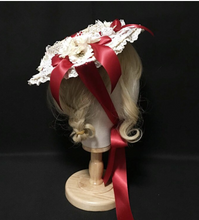 Load image into Gallery viewer, "Arna" Collection - Luxury Hats - Absolute Stunning Hat Ribbon/Lace/Flower- Many Colours
