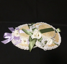 Load image into Gallery viewer, "Arna" Collection - Luxury Hats - Absolute Stunning Hat Ribbon/Lace/Flower- Many Colours
