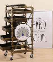 Load image into Gallery viewer, Luxury Hairdressing Salon Trolley - Barber Shop Hair Salon Trolley Retro Multi-Function - Many Styles
