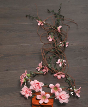 Load image into Gallery viewer, Arna's Hair Accessories - Exquisite Flower Crown Leaves Rattan Floral Garland Headband for Bride Wedding Photography Accessories
