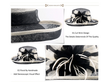 Load image into Gallery viewer, "Arna" Collection - Luxury Hats - Stunning Designer - Many Colours
