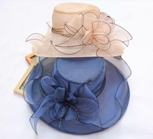 Load image into Gallery viewer, "Arna Collection" Luxury Hats - Sheer Elegance
