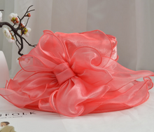 Load image into Gallery viewer, "Arna Collection" Luxury Hats - Stylish Modern Sheer Elegance
