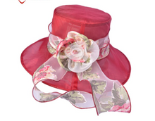 Load image into Gallery viewer, "Arna Collection" Luxury Hats - Lace floral Elegance

