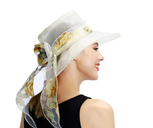 Load image into Gallery viewer, "Arna Collection" Luxury Hats - Lace floral Elegance
