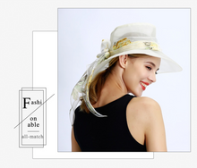 Load image into Gallery viewer, "Arna Collection" Luxury Hats - Lace floral Elegance
