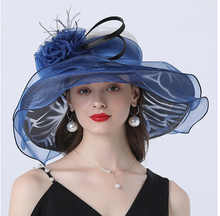 Load image into Gallery viewer, "Arna Collection" Luxury Hats - Stunning Designer Organza
