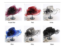 Load image into Gallery viewer, "Arna Collection" Luxury Hats - Sheer Elegance
