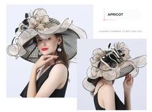 Load image into Gallery viewer, "Arna Collection" Luxury Hats - Sheer Elegance

