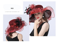 Load image into Gallery viewer, "Arna Collection" Luxury Hats - Sheer Elegance
