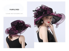Load image into Gallery viewer, "Arna Collection" Luxury Hats - Sheer Elegance
