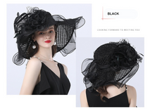 Load image into Gallery viewer, "Arna Collection" Luxury Hats - Sheer Elegance
