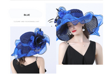 Load image into Gallery viewer, "Arna Collection" Luxury Hats - Sheer Elegance
