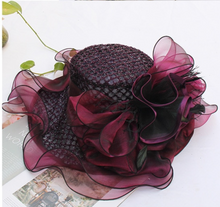 Load image into Gallery viewer, "Arna Collection" Luxury Hats - Sheer Elegance
