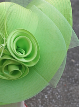 Load image into Gallery viewer, "Arna Collection" Luxury Hats - Unique Satin &amp; Horse Hair with Feathers
