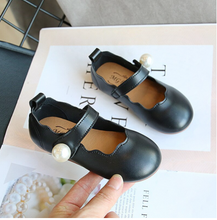 Load image into Gallery viewer, Arna's Shoe Collection - Children's Leather Round Toe Flat
