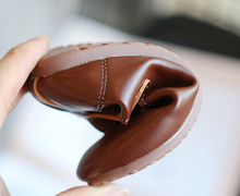 Load image into Gallery viewer, Arna's Shoe Collection - Children's Leather Round Toe Flat
