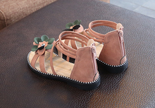 Load image into Gallery viewer, Arna Shoe Collection - Beautiful Girls Roman Sandal Zipper in many Sizes/Colours &amp; Styles
