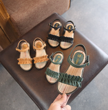 Load image into Gallery viewer, Arna Shoe Collection - Beautiful Girls Roman Sandal Zipper in many Sizes/Colours &amp; Styles
