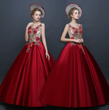 Load image into Gallery viewer, Arna's Royal Gown Collection - Rococo Baroque Marie Antoinette Ball Dresses 18th Century Victorian Gown
