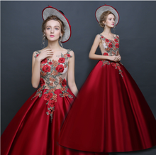 Load image into Gallery viewer, Arna's Royal Gown Collection - Rococo Baroque Marie Antoinette Ball Dresses 18th Century Victorian Gown
