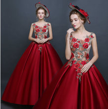 Load image into Gallery viewer, Arna's Royal Gown Collection - Rococo Baroque Marie Antoinette Ball Dresses 18th Century Victorian Gown
