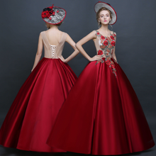 Load image into Gallery viewer, Arna's Royal Gown Collection - Rococo Baroque Marie Antoinette Ball Dresses 18th Century Victorian Gown
