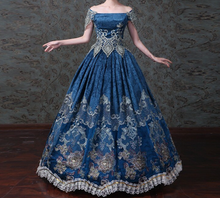 Load image into Gallery viewer, Arna's Royal Gown Collection - Rococo Baroque Marie Antoinette Ball Dresses 18th Century Victorian Gown
