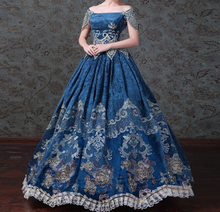 Load image into Gallery viewer, Arna's Royal Gown Collection - Rococo Baroque Marie Antoinette Ball Dresses 18th Century Victorian Gown
