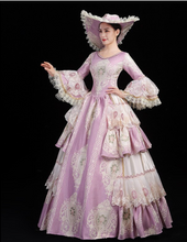 Load image into Gallery viewer, Arna's Royal Gown Collection - Rococo Baroque Marie Antoinette Ball Dresses 18th Century Victorian Gown
