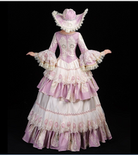 Load image into Gallery viewer, Arna's Royal Gown Collection - Rococo Baroque Marie Antoinette Ball Dresses 18th Century Victorian Gown
