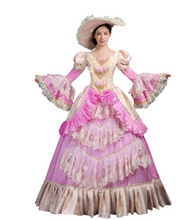 Load image into Gallery viewer, Arna's Royal Gown Collection - Rococo Baroque Marie Antoinette Ball Dresses 18th Century Victorian Gown
