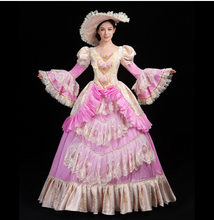 Load image into Gallery viewer, Arna's Royal Gown Collection - Rococo Baroque Marie Antoinette Ball Dresses 18th Century Victorian Gown
