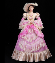 Load image into Gallery viewer, Arna's Royal Gown Collection - Rococo Baroque Marie Antoinette Ball Dresses 18th Century Victorian Gown
