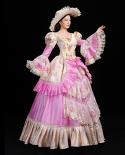 Load image into Gallery viewer, Arna's Royal Gown Collection - Rococo Baroque Marie Antoinette Ball Dresses 18th Century Victorian Gown
