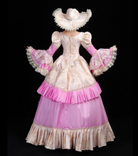 Load image into Gallery viewer, Arna's Royal Gown Collection - Rococo Baroque Marie Antoinette Ball Dresses 18th Century Victorian Gown
