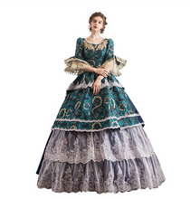 Load image into Gallery viewer, Arna's Royal Gown Collection - Rococo Baroque Marie Antoinette Ball Dresses 18th Century Victorian Gown
