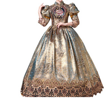 Load image into Gallery viewer, Arna's Royal Gown Collection - Rococo Baroque Marie Antoinette Ball Dresses 18th Century Victorian Gown
