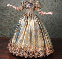 Load image into Gallery viewer, Arna's Royal Gown Collection - Rococo Baroque Marie Antoinette Ball Dresses 18th Century Victorian Gown
