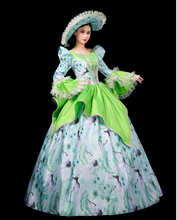 Load image into Gallery viewer, Arna's Royal Gown Collection - Rococo Baroque Marie Antoinette Ball Dresses 18th Century Victorian Gown
