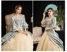 Load image into Gallery viewer, Arna's Royal Gown Collection - 18th Century Dress Rococo Baroque Marie Antoinette Ball Victorian Gown
