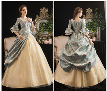 Load image into Gallery viewer, Arna's Royal Gown Collection - 18th Century Dress Rococo Baroque Marie Antoinette Ball Victorian Gown
