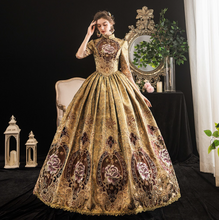 Load image into Gallery viewer, Arna's Royal Gown Collection - Rococo Baroque Marie Antoinette Ball Dresses 18th Century Victorian Gown
