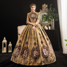 Load image into Gallery viewer, Arna's Royal Gown Collection - Rococo Baroque Marie Antoinette Ball Dresses 18th Century Victorian Gown

