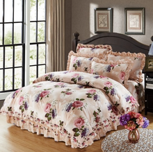 Load image into Gallery viewer, "Arna Lisa" Royal Collection - New Cotton Royal Luxury Bedding - Queen/King - 6 Piece
