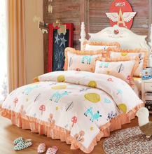 Load image into Gallery viewer, "Arna Lisa" Royal Collection - New Cotton Royal Luxury Bedding - Queen/King - 6 Piece

