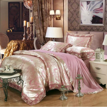Load image into Gallery viewer, "Arna Lisa" Royal Collection - New Jacquard Satin Royal Luxury Bedding - King - 6 Piece
