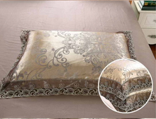 Load image into Gallery viewer, "Arna Lisa" Royal Collection - New Jacquard Satin Royal Luxury Bedding - Queen- 6 Piece
